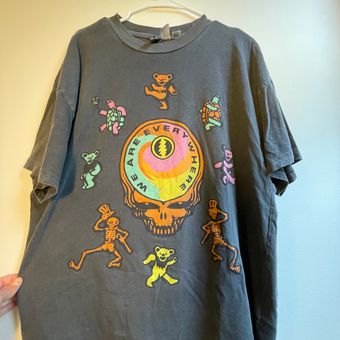 Grateful Dead Tie Dye H&M Divided Adult Tshirt Size XS Oversized Basketball  Dunk