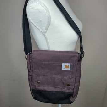 Carhartt, Durable, Adjustable Crossbody Bag With Flap Over Snap Closure