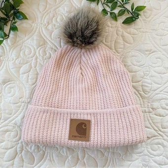 Carhartt Knit Fleece-Lined Pom Pom Beanie for Ladies