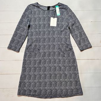 41 Hawthorn NWT - - Women's Aniya Jacquard Dress Blue Size L - $38 New With  Tags - From Dogwood