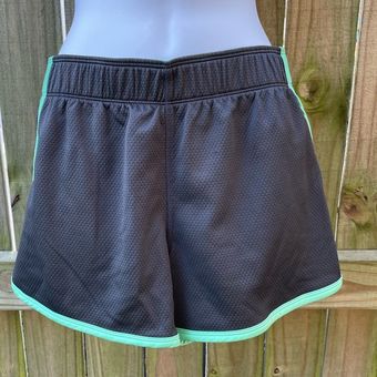 Reebok Speedwick dark grey and mint running shorts Size M - $23 - From  Jessica