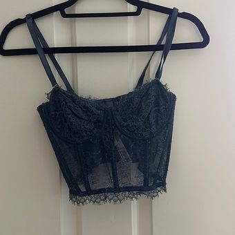 Victoria's Secret Lace Unlined Corset Bra Top