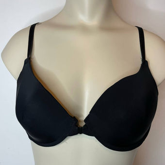 IZOD Bra 38C Black Front Closure Racerback Padded Underwire Lined Intimates  Size undefined - $22 - From Twisted