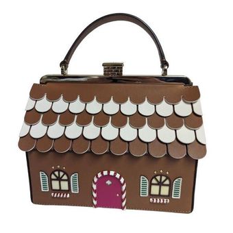 Kate Spade New York Gingerbread House Crossbody Bag Holiday