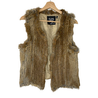 525 America Rabbit Fur Vest Medium