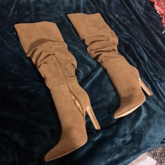 tan stiletto boots