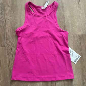 Lululemon Align Hip Length Racerback Tank Top Sonic Pink size 6 NWT - $68  New With Tags - From MyArt