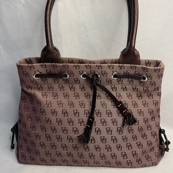 Dooney & Bourke, Bags, Vintage Monogram Logo Dooney Bourke Handbag