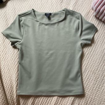 EXPRESS Body Contour Top Green Size XS - $18 - From bella