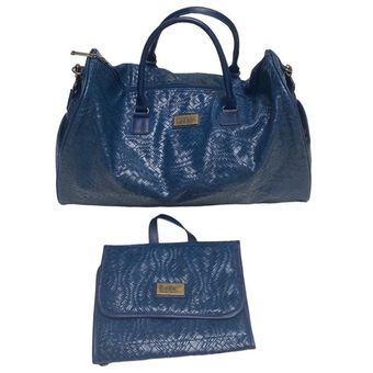 Deux Lux Woven Metallic Weekender - Vegan Designer Bags