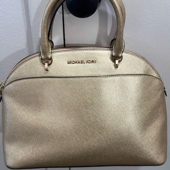 Michael Kors Emmy Dome Satchel in Metallic Gold - $99 - From Carol