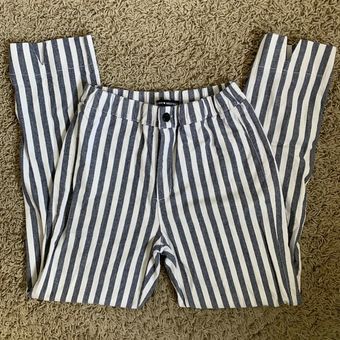 Striped Brandy Melville pants--worn with some