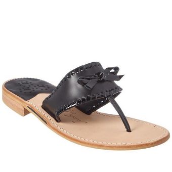 Jack rogers lauren sandal clearance black