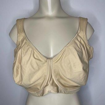 Miss Mary of Sweden Bra 42F Nude Tan Underwire Solid Minimalist