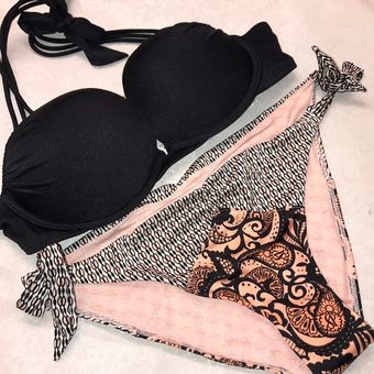 Victoria's Secret Bombshell bikini swimsuits 36B Size undefined - $81 -  From Shoptillyoudrop