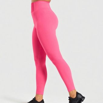 Gymshark Ultra Seamless Leggings- Neon Pink - $36 (48% Off