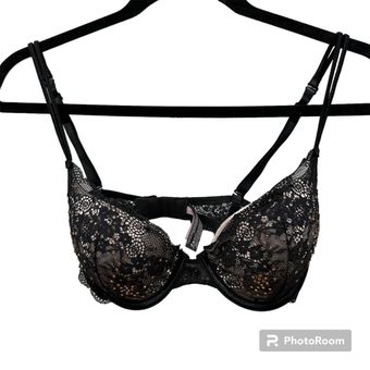 Victoria's Secret Victoria secret lace bra Size 32D Black - $32 - From  Karina