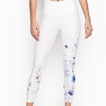 Victoria's Secret Sport VSX Active Seamless High Rise White Floral