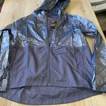 Under Armour UA Storm Mens Wind Water Proof Rain Jacket (XLarge, Powderkeg  Blue)