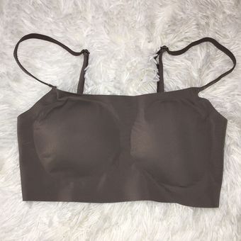 True & Co Taupe Seamless Adjustable Strap Bra Small Gray - $33 - From Sunny