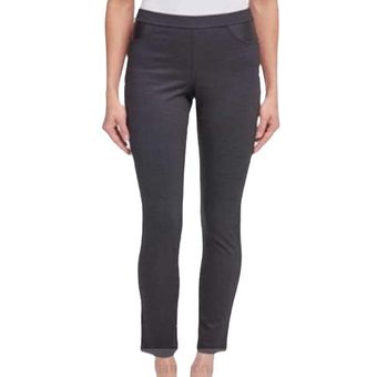 DKNY printed Ponte leggings with faux leather pocket detail size XS - $29  New With Tags - From maria