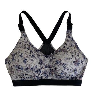Victoria's Secret sports bra 34D adjustable racer back star print shaper bra  Size undefined - $27 - From Kimberly