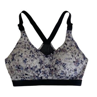 Victoria's Secret sports bra 34D adjustable racer back star print