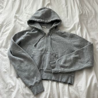 Brandy Melville Women's Hoodie - Grey - One Size