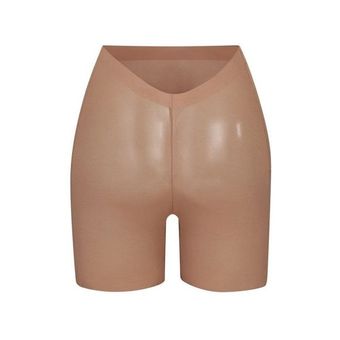 SHEER SCULPT LOW BACK SHORT | ESPRESSO