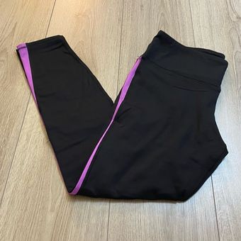 Under Armour black purple leggings tights Size L - $24 - From Nicole