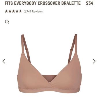 Fits Everybody Crossover bralette - Ochre