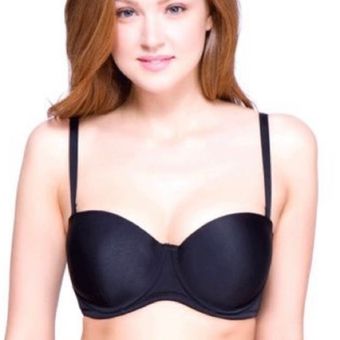 Q-T Intimates Molded Strapless Convertible Bra Size 40DDD Black - $23 -  From Megan