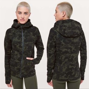 Lululemon Incognito Camo Multi Gator Green Jacket