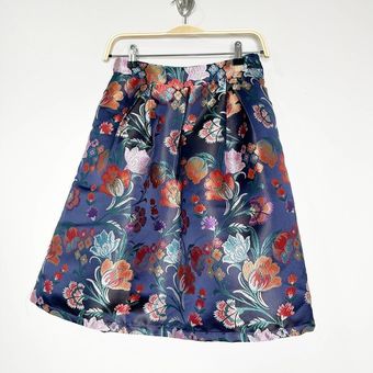 Jacquard A Line Skirt