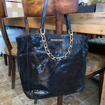 Michael kors python sale black