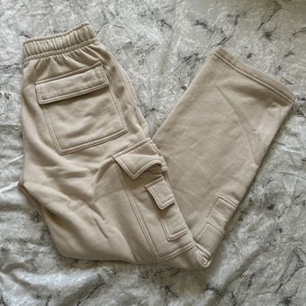 Garage Fleece Cargo Sweatpants Tan Size XS - $55 - From Vivian