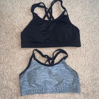 Fruit of the Loom black and grey sports bras Size undefined - $7