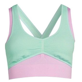 No Boundaries Juniors' Seamless Double Layered Bralette Size