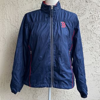 Red Sox G-III Sports Boston Women's Navy Blue Nylon Running Hoodie Jacket  Mint Size L - $59 (50% Off Retail) - From Danielle