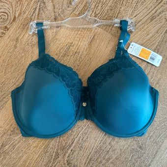 Natori Refined Teal Contour Underwire Bra. NWT. 34DD. Size