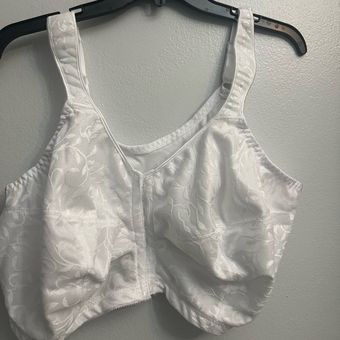 Just My Size By Hanes White 50 DD Easy On Front Close Nude