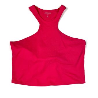 Social Tourist Chari & Dixie D'Amelio Hot Pink High Halter Neck Shelf Bra  Tank L Size L - $25 (35% Off Retail) - From maddie