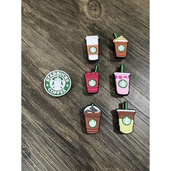 Starbucks Iced Coffee Rubber Shoe Charms