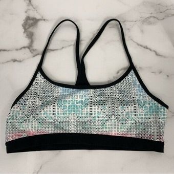 Fabletics REVERSIBLE Med Impact Snapdragon Racerback Sports Bra Size S  Sports. Size L - $22 - From Fried