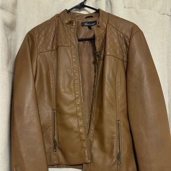 Baccini leather store jacket