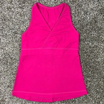 Lululemon Women's Deep V-Neck Criss Cross Wet Dry Warm