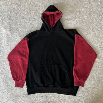 Brandy Melville Christy Hoodie Black and Red