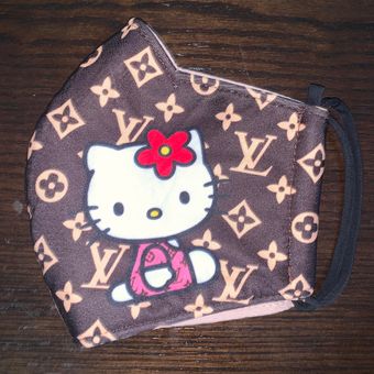 Faux Louis Vuitton Hello Kitty face mask 