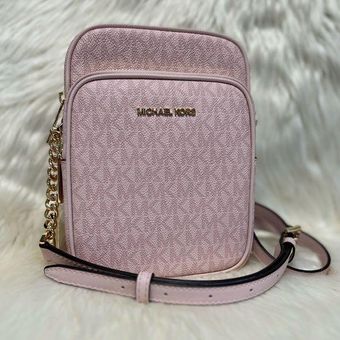 Michael Kors Saffiano Leather 3-in-1 Crossbody Color:POWDER BLUSH~New With  Tags
