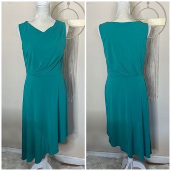 Ann Taylor nwot // ruched asymmetrical hem dress Size M - $38 - From Pretty